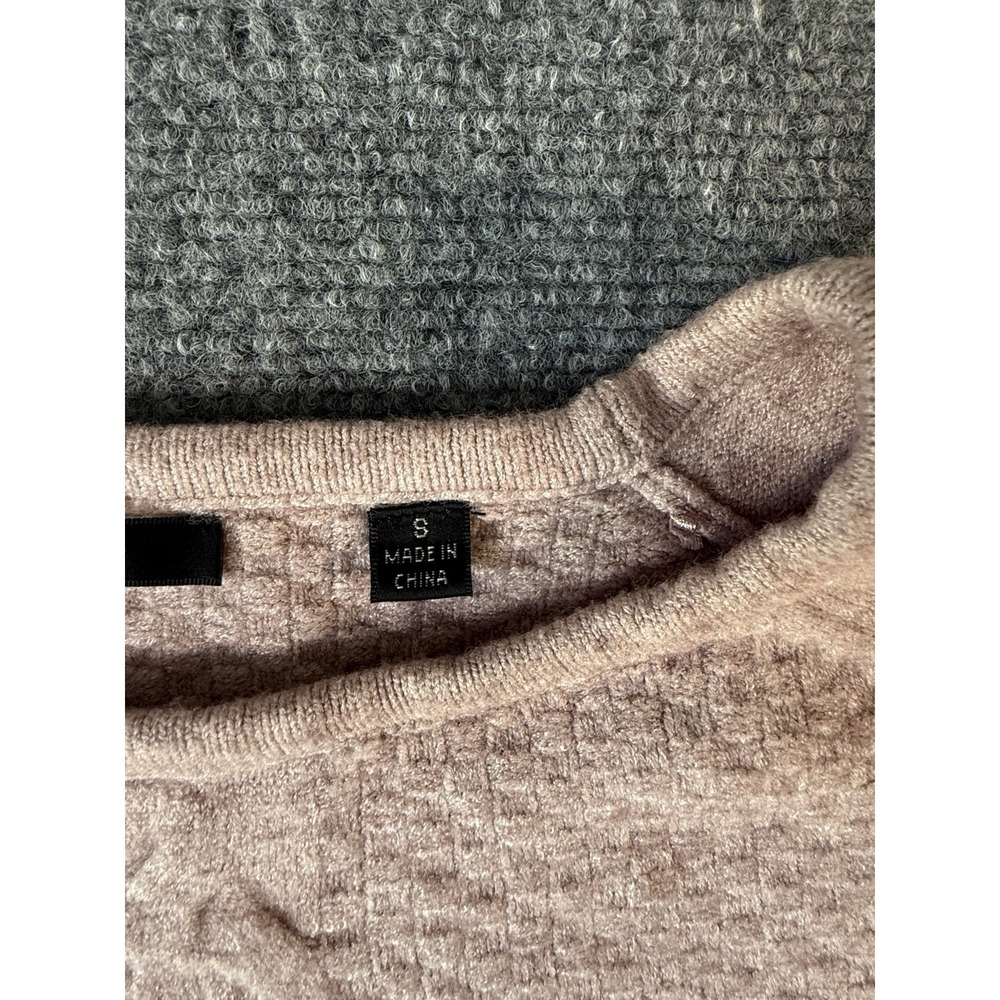 Cyrus, Women's Sweater ,Rosewood. Size M , Cable Knit, Pullover ,Split Hem - Picture 4 of 10